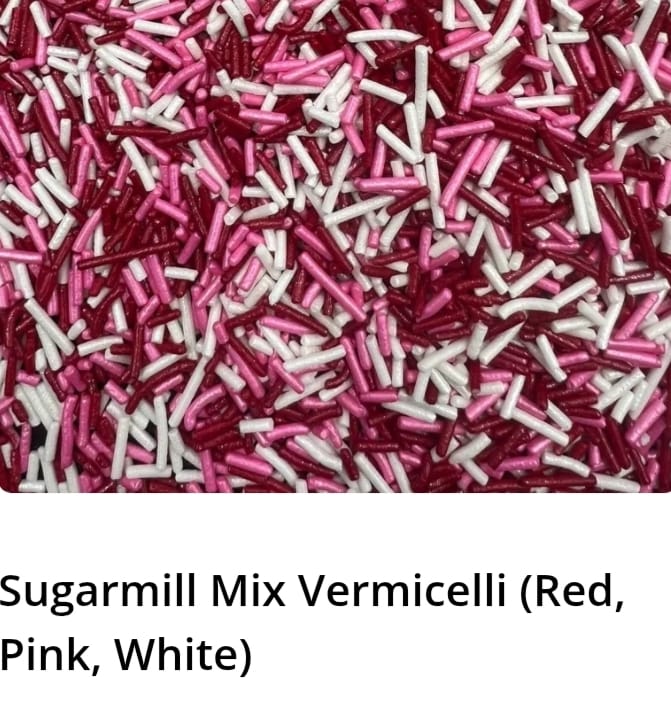 Sugarmill Mix Vermicelli ( Red , Pink , White )