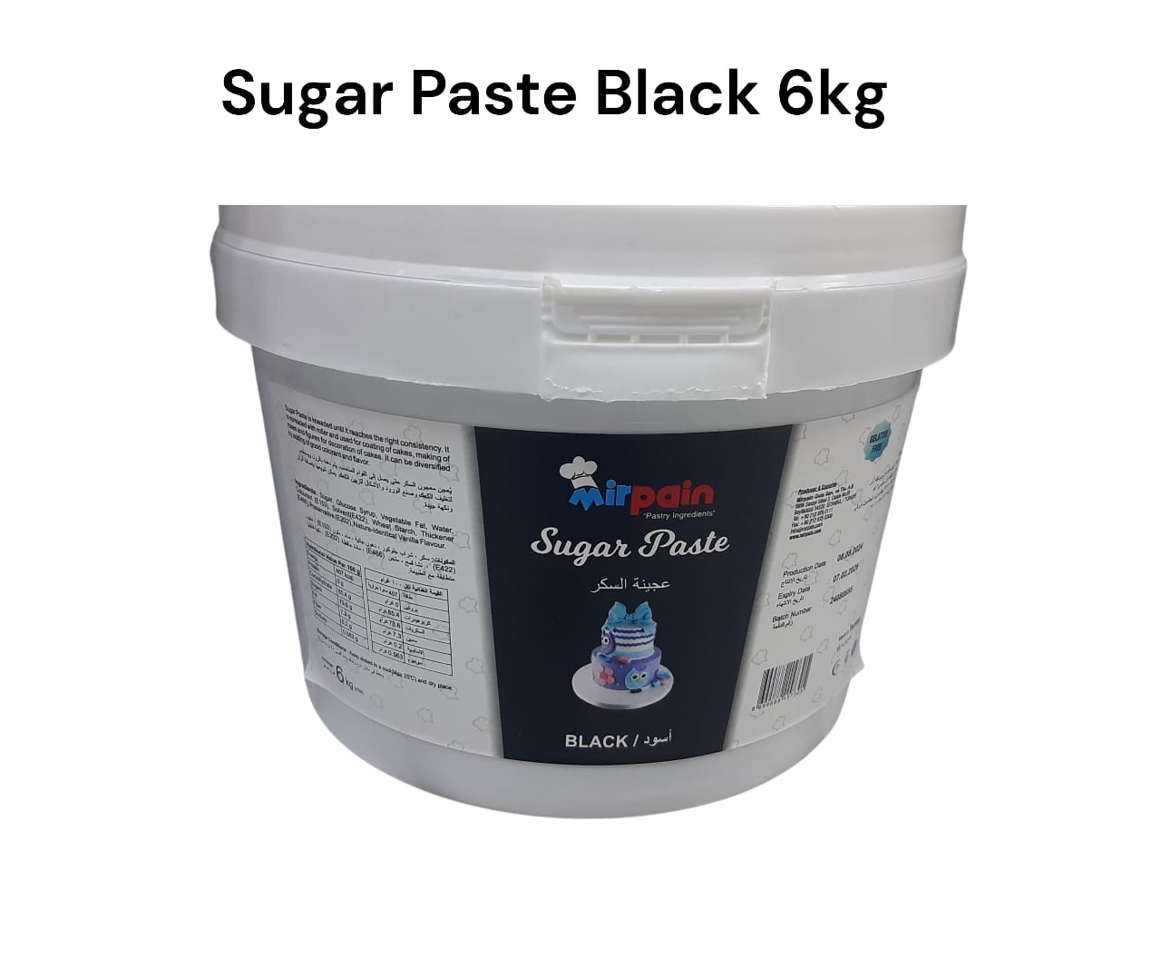 Sugar Paste Black (6kg)