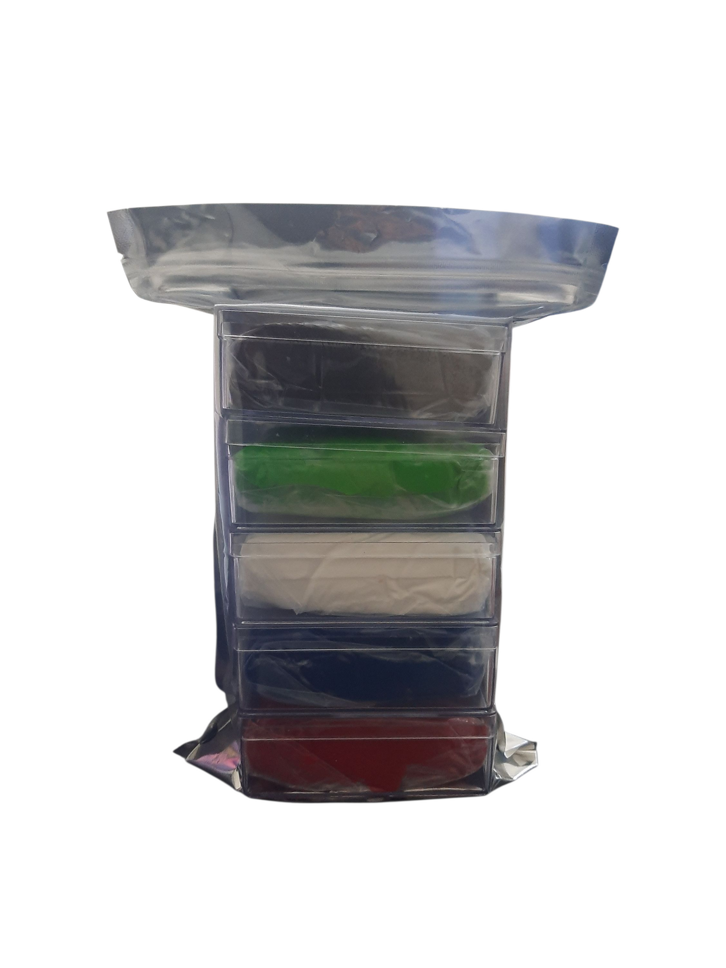 Bakers Spot Fondant 5 Color Combo Pack Blue, White, Black, Red, Green, comes in 200-gram portions