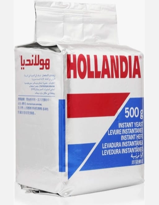 HOLLANDIA Instant Dry Yeast 500g - Made in Germany - Baking Essential