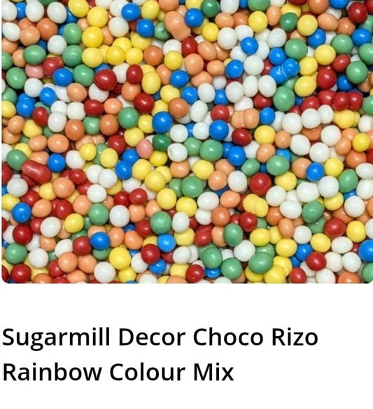 Sugarmill Decor Choco Rizo Rainbow Color Mix