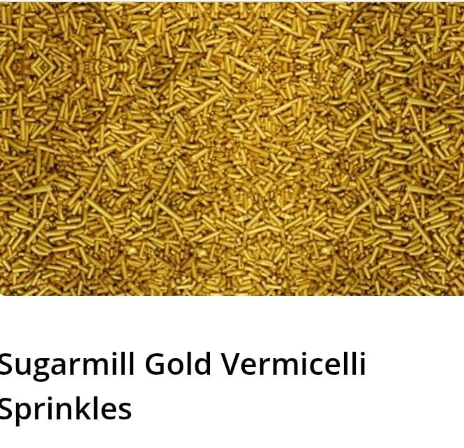 Sugarmill Gold Vermicelli Sprinkels
