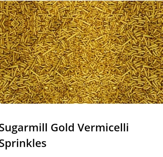 Sugarmill Gold Vermicelli Sprinkels