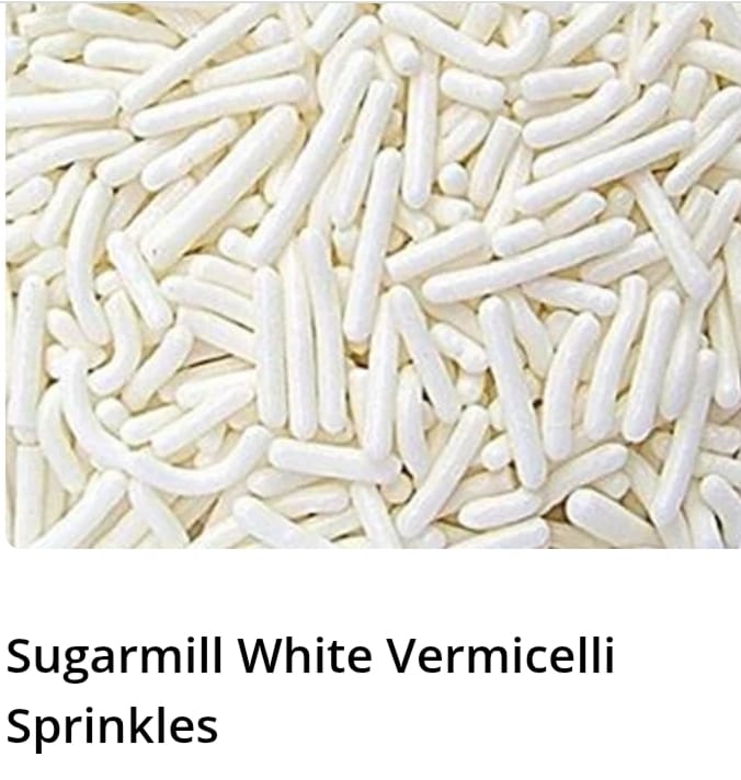 Sugarmill White Vermicelli Sprinkels