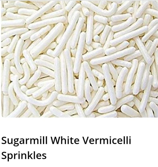 Sugarmill White Vermicelli Sprinkels