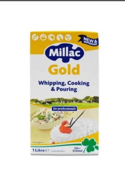 Millac Gold Whipping, Cooking & Pouring Cream Alternative (1 Litre) - For Professionals