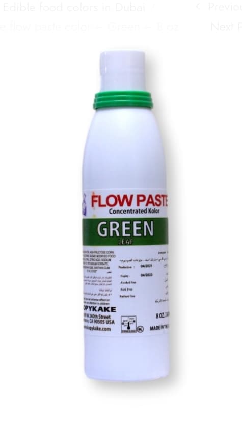 Flow paste kopykake USA 120ml(4,oz),240ml(8,oz) Green