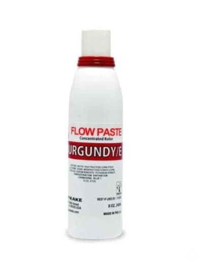 Flow paste kopykake USA 120ml(4,oz),240ml(8,oz) Burgundy