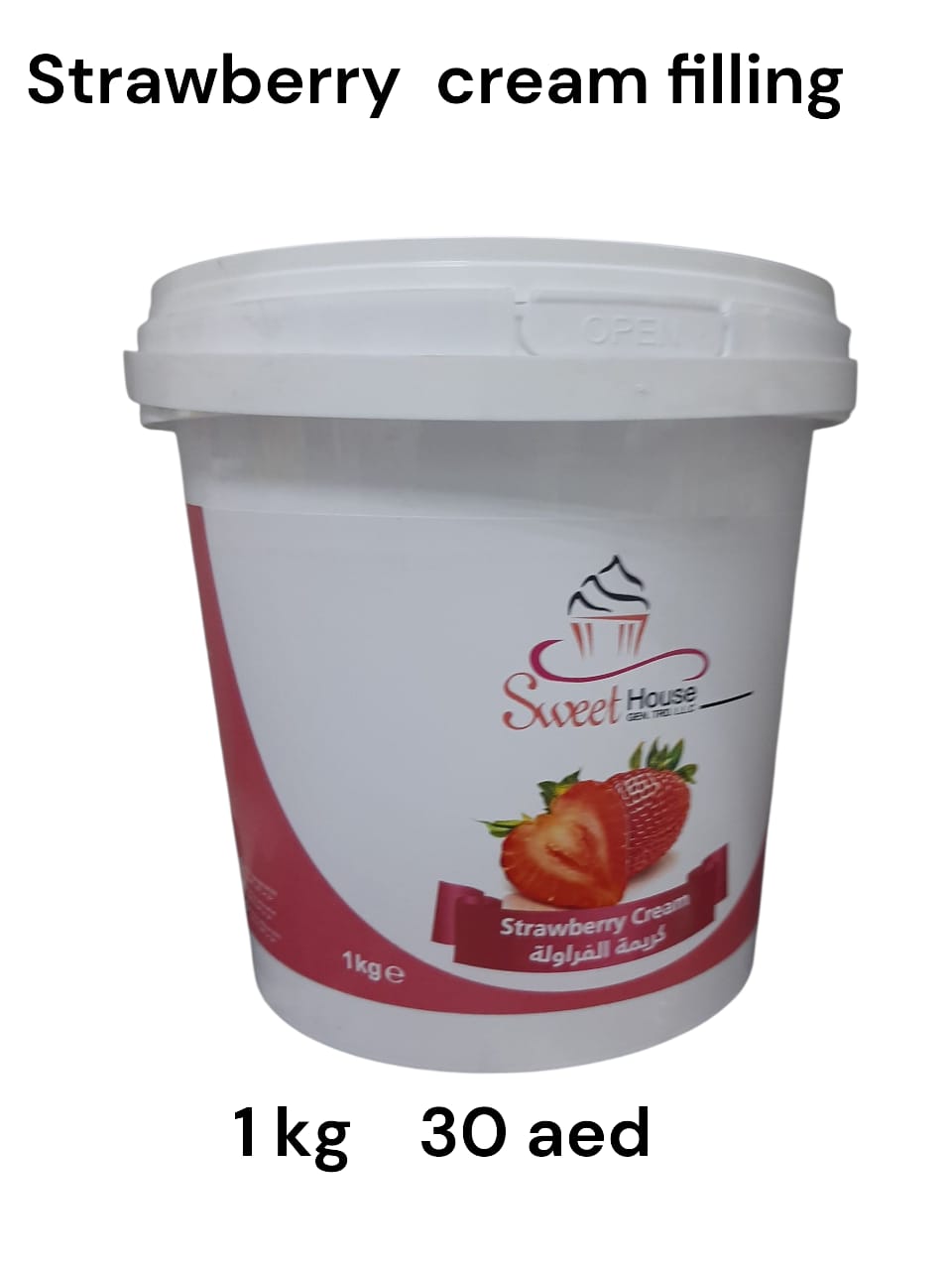 Strawberry Cream Filling (1kg)