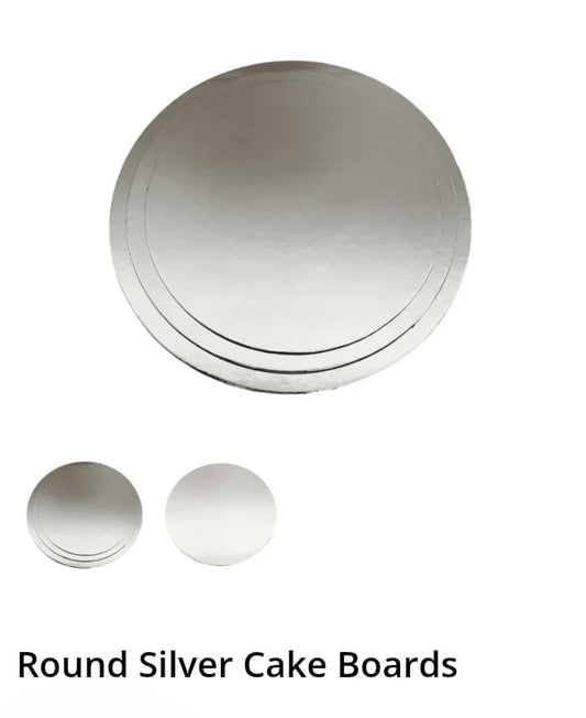 Round Silver Cake Boards ( 6 TO 12 Inches )