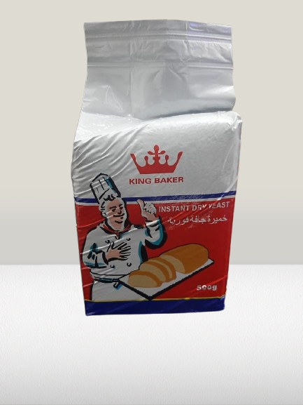 KING BAKER Instant Dry Yeast 500g - Made in China - For Perfect Baking