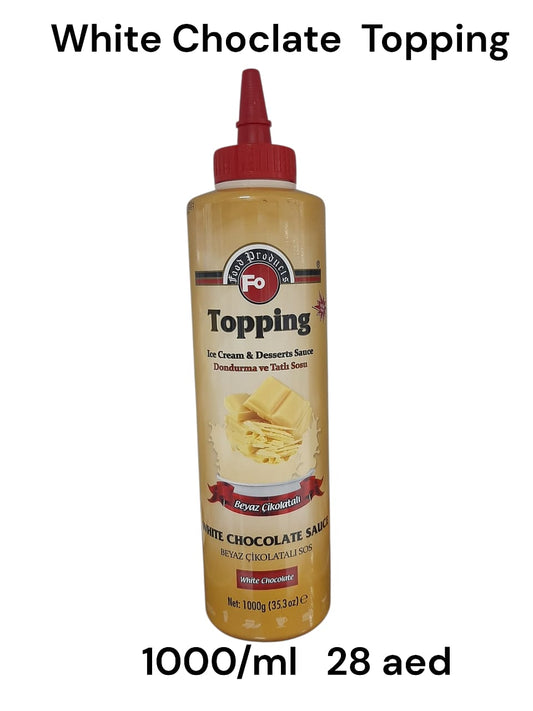 White Choclate Topping (1000 ml)