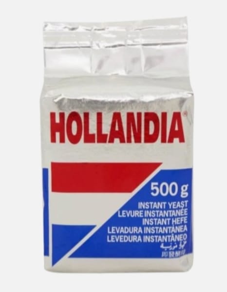 HOLLANDIA Instant Dry Yeast 500g - Made in Germany - Baking Essential